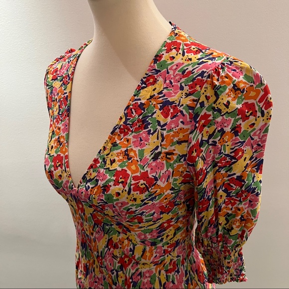 RIXO x Target Puff Sleeve Floral Dress - Picture 5 of 11